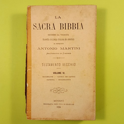 Sacra bibbia testamento - la,