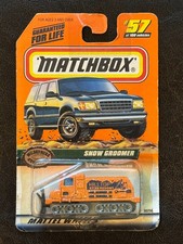 Matchbox 1999 #57 Wilderness Adventure Series 12 SNOW GROOMER arancione-grigio/nero