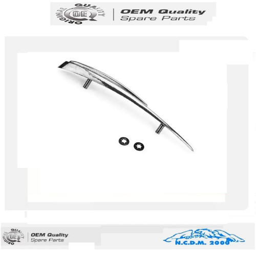 Cresta cromata parafango - cresta,