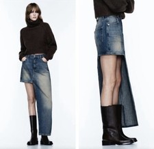 Mini maxi gonna denim