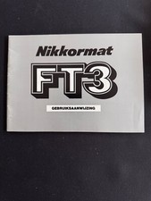 #A1082 - Nikon Nikkormat FT3 Gebruiksaanwijzing, olandese