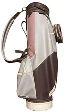 Borsa da golf vintage Ben Hogan in pelle Fort Worth Texas anni 2000 primi anni 90 USA!!