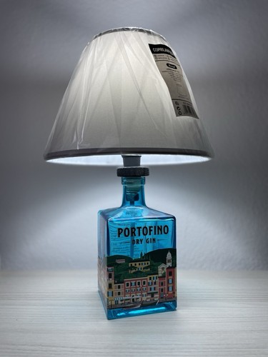 Lampada bottiglia gin porto - bottiglia,