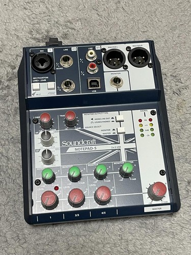 Soundcraft notepad console - soundcraft, notepad-5