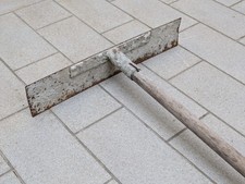 Rastrello senza denti livellatrice cemento calcestruzzo spandimalta Raspafango