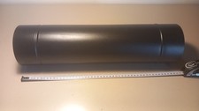 TUBO STUFA SMALTATO NERO OPACO DIAM 13 X 50 CM LUNGHEZZA