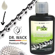 Dr.Wack F100 Bici MTB Ebike Road Lubrificante Secco Catene Olio Cura 50ml