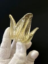 Fiore Vetro Murano Glass Ricambio Specchio Cornice Decorazione Appliqué Dorato