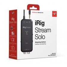 IK Multimedia iRig Stream Solo interfaccia audio TRRS ultracompatta per iOS/Android
