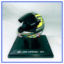 Modellino Casco moto helmet 1:5 Loris Capirossi 2011 die cast  collezione caschi