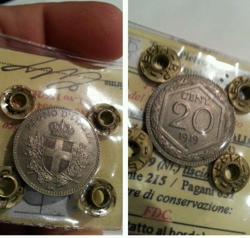 Centesimi esagono 1919 - 20,