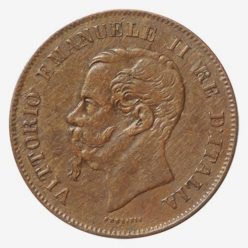 Centesimi 1861 vittorio - 5, m