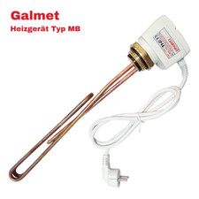 Cartuccia riscaldante elettrica Galmet 3 kW 230 V 6/4" con termostato e protezione