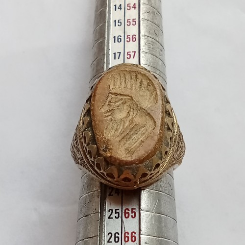 Anello antico romano pietra