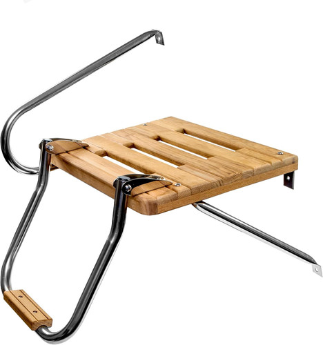 Teak barca con scala - barca,