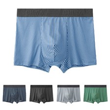 Boxer uomo casual a righe con