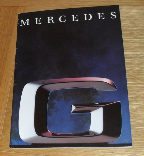 Brochure mercedes wagon - brochure, g