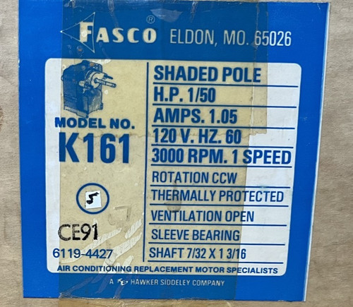 Fasco k161 motore - fasco, palo