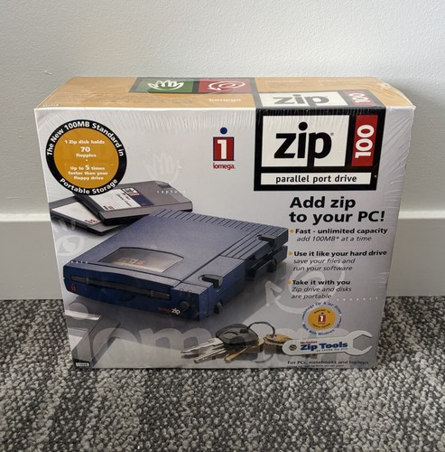 New sealed iomega zip 100 - iomega,