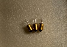 (3) LAMPADE CE A BAIONETTA #1847 INCANDESCENZA/LAMPADINE ricetrasmettitore Drake TR-3 TR-4 TR-6