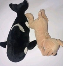 Peluche Cane E Orca Plush Lotto Vintage