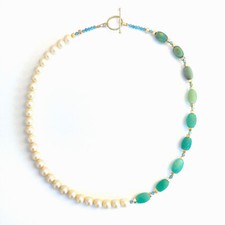 Collana Murano Perla Corta