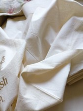 Lino Tessitura telaio artigianale anni 60 Vintage Pregiato  h. 90 cm