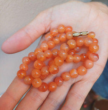 COLLANA PERLE AGATA NATURALE  - VINTAGE '60/70