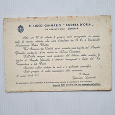 Fascismo Regio Liceo Andrea