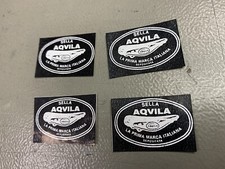 4x Adesivi sella AQUILA Vespa