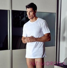 Maglia da uomo Nottingham tm1702 mezza manica a giro in filo di scozia