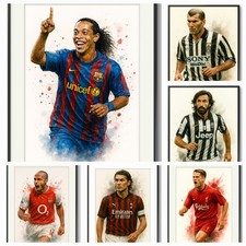 Poster varie stelle del calcio