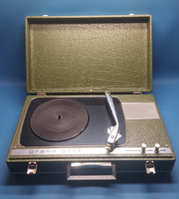 1960 GRAND PRIX FONOVALIGIA  GIRADISCHI PORTATILE A VALIGETTA  CORR. + BATTERIE