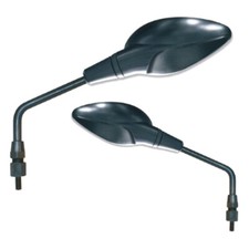 COPPIA SPECCHIETTI RETROVISORI PER ASKOLL NGS1 NGS2 NGS3 MANUBRIO MOTO SCOOTER