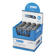 20 taglierini cutter Fervi 0617 da 18 mm guidalama in acciaio pacco rivendita