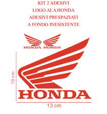 ADESIVO ADESIVI HONDA ALA VINILE PRESPAZIATO SERBATOIO MOTO E APPLICAZIONI VARIE