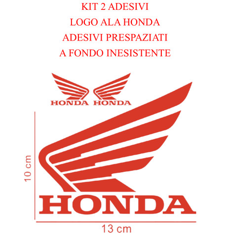 Adesivo adesivi honda ala - adesivi,
