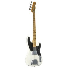 Fender '54 Precision Bass Journeyman invecchiato bianco opaco biondo #CZ577583 - basso elettrico
