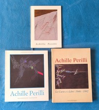 Perilli Achille lotto di 3 cataloghi no Accardi Turcato Corpora Rotella