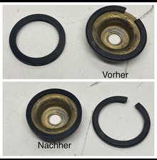 Audi 80 90 B3 S2 RS2 cabrio B4 piastra di arresto cuscinetto a duomo gomma