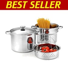 Set 4 Pezzi 8 Quart Acciaio