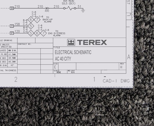 Schema cablaggio elettrico gru
