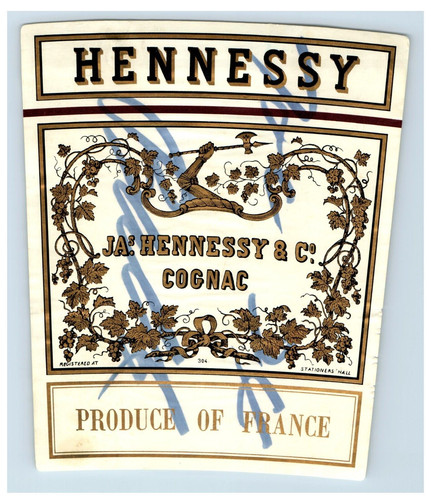 Hennessy cognac anni 80 - hennessy, 70-80