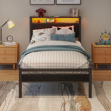 Letto in Metallo E Legno,90 X