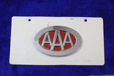 AAA Chrome Badge Front License