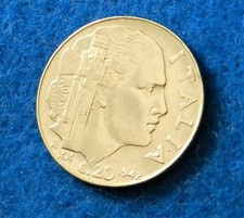1942 Italy 20 Centesimi - Very