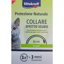 VITAKRAFT COLLARE EFFETTO SCUDO ANTIPARASSITARIO PER GATTI 35 CM OKX
