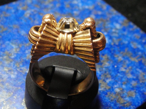 Bague tank ancienne art - bague,