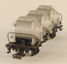 Rivarossi 2074 Carro silos DB  vagone merci 3 cisterne tipo Efkr grigio H0 1:87