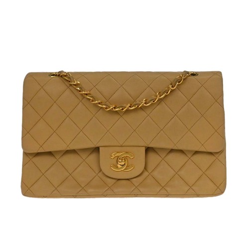 Borsa chanel beige pelle - chanel,
